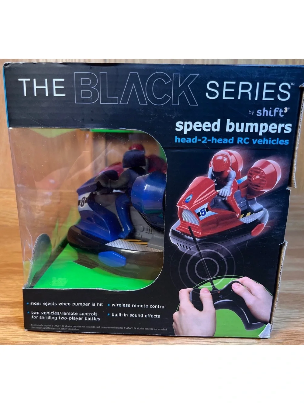 The Black Series Speed Bumpers Head-2-Head RC Vehicles - 2 Player Action